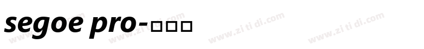 segoe pro字体转换